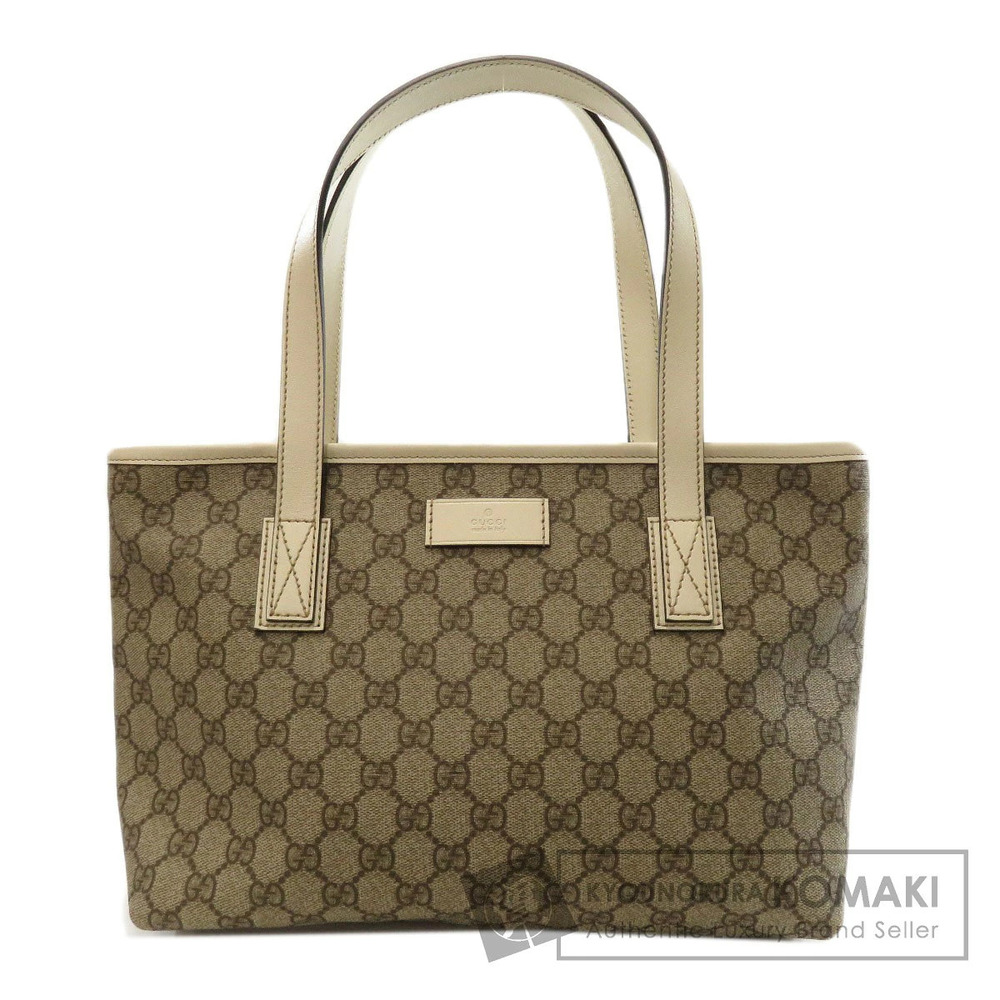 Gucci GG Supreme Joy tote bag beige Ivory White leather